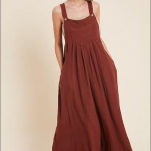 Front Pocket Wide Leg Jumpsuit Black